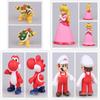 Super Mario Bros Luigi Bowser Prinzessin Peach Kunststoff-Actionfiguren Für Sammler Und Display-Enthusiasten