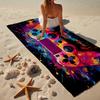 Asciugamano da Spiaggia Colorato con Artwork per Gamer, Microfibra Super Morbida, Regalo per Lei/Lui, Compleanno, per Piscina, Spiaggia, Viaggio, Decorazione per la Casa, Regali per Fan