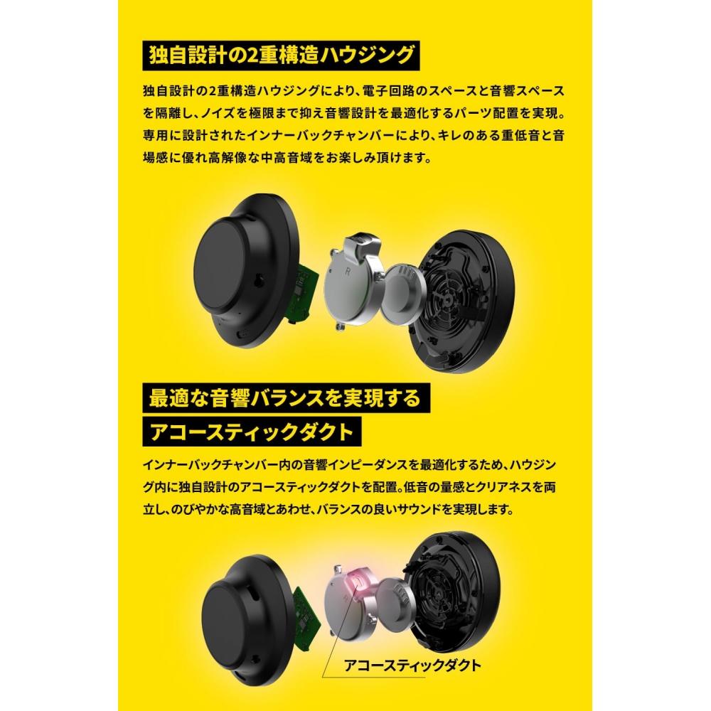 AVIOT WA-V1-PNK Pidphone 3 Adaptive Hybrid Noise Canceling Headphones Wireless Up to 130 hours playback Compatible with LDACHigh Resolution Adopts hig