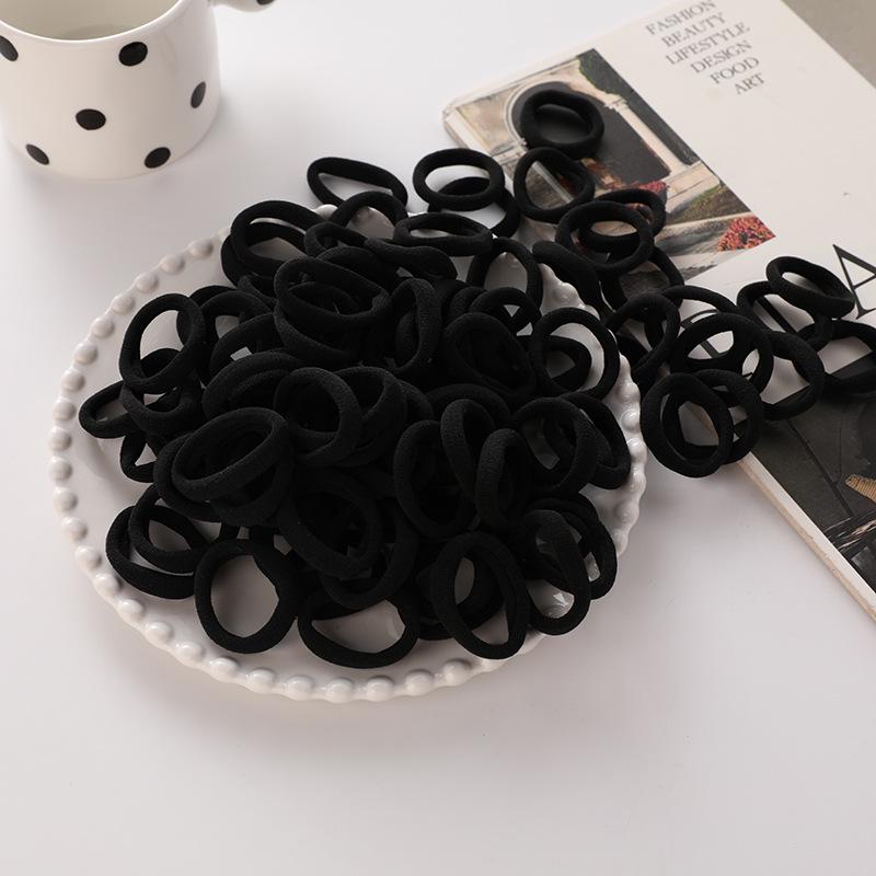 

Women s Seamless High Elasticity Leather Hair Tie - Basic Ponytail Scrunchie Accessory