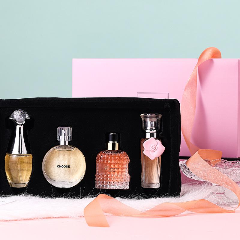 Ladies Perfume Four-piece Set True Me Encounter Lasting Fragrance Gift Box Gift for Women