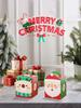 10pcs Christmas Apple Box Cartoon Christmas Eve Packaging Box Paper Box Candy Box Gift Box Christmas Party Decoration Gift Box
