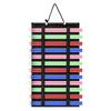 Hanging Drumstick Holder, Wall Drumstick Display Bag for 12 Pairs Drumsticks, Foldable Felt Drum Stick Holder Pouches
