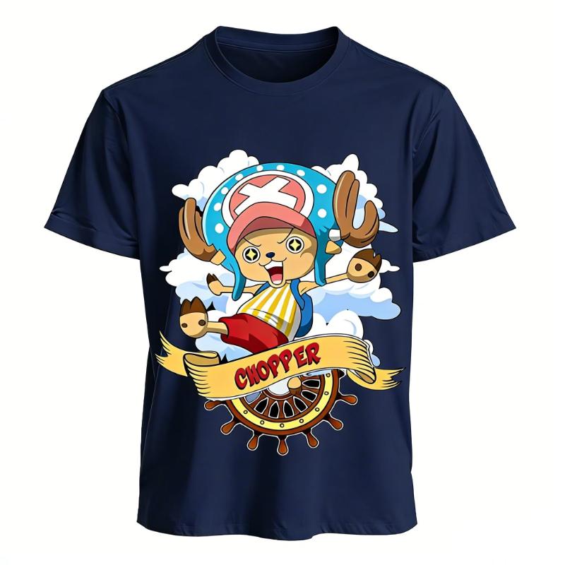 Streetwear One Piece Chopper Anime T Shirt Men Women Cotton Short Sleeve Tee Tops Casual Graphic Tee Y2k Clothes 2026 Summer New