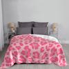 Pink Leopard Animal Print Blanket Fashion Custom Animal Pink Leopard Social Distancing Leopard