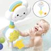 Toy Baby Bath Rainbow Cloud Spray Water Shower Tub Faucet Bathroom Gift Kids