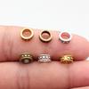 Large Hole Dot Spacer Beads Multi Color Charms For Bohemian Jewelry Findings