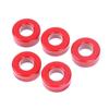 5 Pcs 27*14*11 Mm 10microO T106-2 Iron Ferrite Toroid Coresfor Inductors Iron Powder Core Red Ring Low Permeability