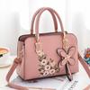 2023 New Fashion Single Shoulder Bag Large Capacity Soft Leather Handbag Embroidered Soft Leather Slant Bag