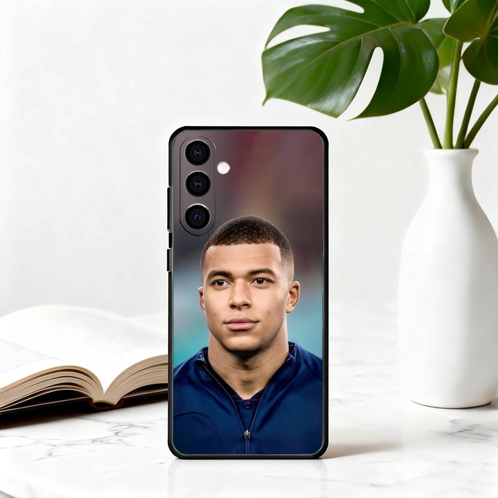 SPORT K-Kylian M-Mbappe KM Phone Case For Samsung Galaxy A73,A72,A71,A70,A53,A52,A51,Soft Silicone Black Cover