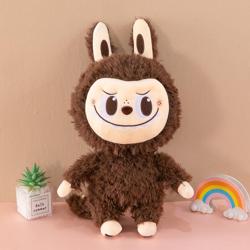 Радужная плачущая кукла, плюшевая игрушка с набивкой из полипропиленового хлопка для детей и коллекционеров Brown,35cm
