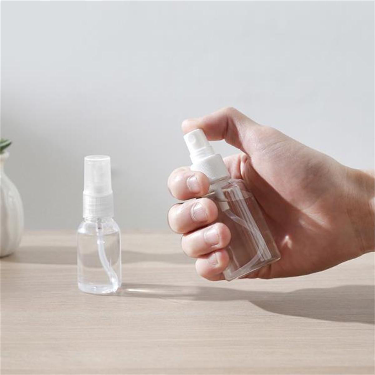 30/50/100ml Portable Travel Empty Small Spray Bottles Plastic Transparent Perfume Perfume Atomizer прозрачный