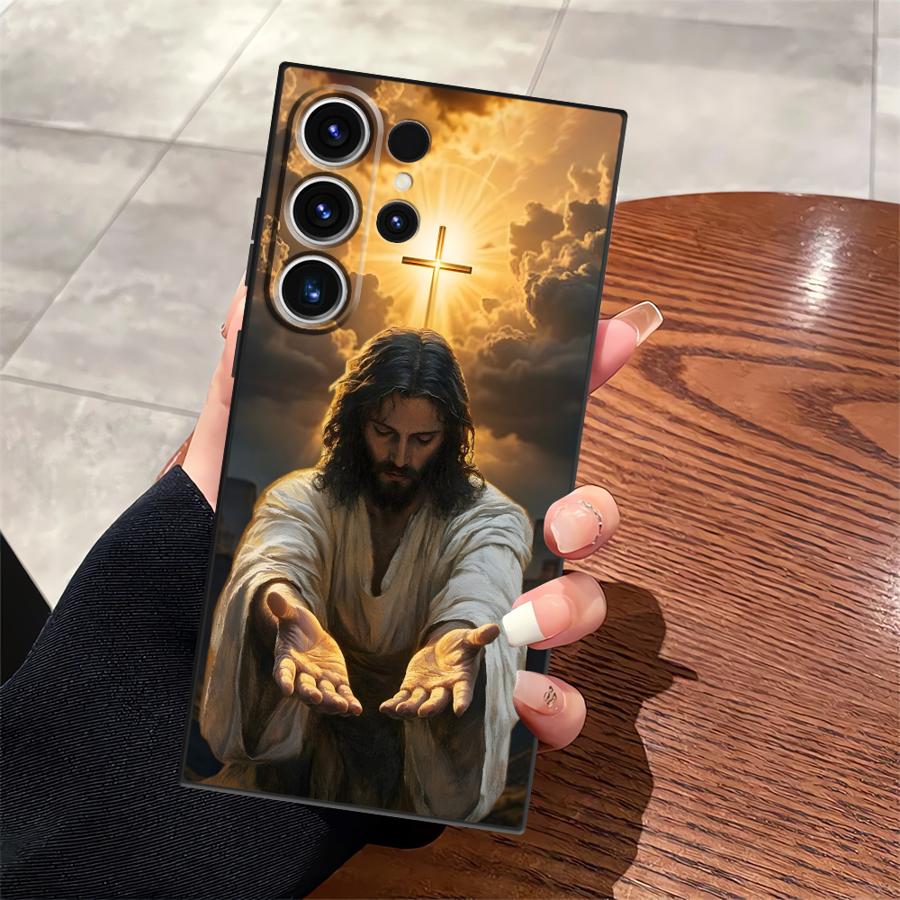 Creative Jesus Art Case for Samsung Galaxy S26 Ultra S24 S25 Plus S21 FE Note 20 8 9 10 S20 Ultra S23 S10 S9 Funda Phone Cover