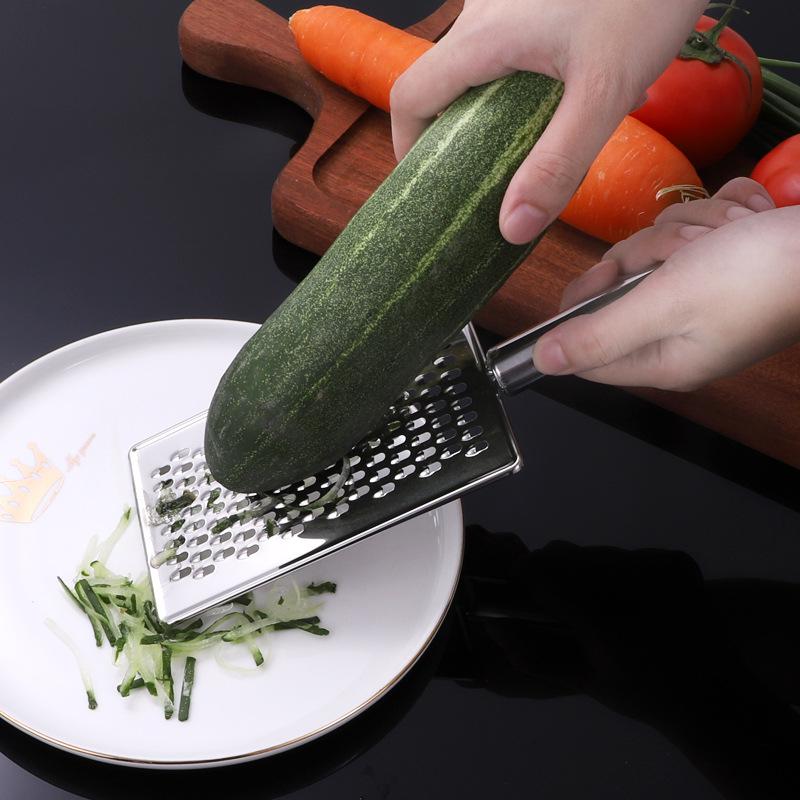 Hand-held Stainless Steel Slicer Multifunctional Manual Carrot Shredders 3 in 1 Grater Kitchen Vegetable Fruit Tools