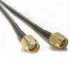 10m RG174 Coaxial Antenna Extension Cable with For SMA Male to For SMA Male Connectors 50 Ohm for Wireless Signal Enhancement