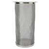 Cold Brew Coffee Filter Stainless Steel Reusable Wide Mouth Mesh Cylindrical Filter with White Gasket for Tea