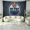 Edmonton Oilers Nástěnná tapiserie Estetické závěsné na zeď Tištěná látková přikrývka Dekorativní tapiserie do ložnice obývacího pokoje Domácí dekorace