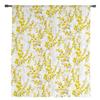 Yellow Flower Watercolor Leaves Sheer Curtains Ideal for Living Room Ornamentation Window Curtains Cooking Area Tulle Voile Organza Drapes