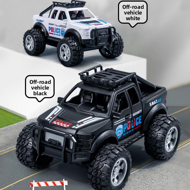 Offroad Boys Plastic Inertia Vehicle Toy Realistic Design Features Functional