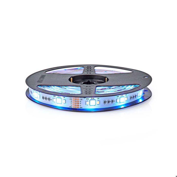 Bande LED - NEDIS - WIFILS50CRGBW - Multicolore - 5m - IP65 - Contrôle Wi-Fi