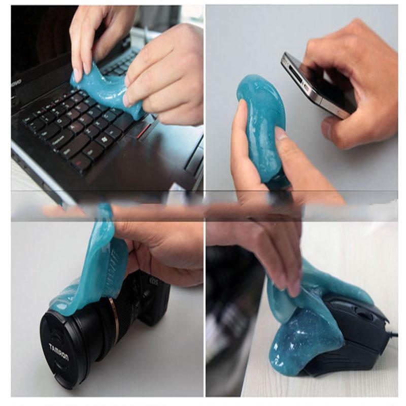 Effortless Second Generation Crystal Car Outlet Cleaning Glue With Soft And Effective Gel Material