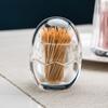 Clear Acrylic Toothpick Cotton Swab Holder Hotel Thickened Dust-proof Dispenser Organizer Storage Box Drop-resistant Living Room