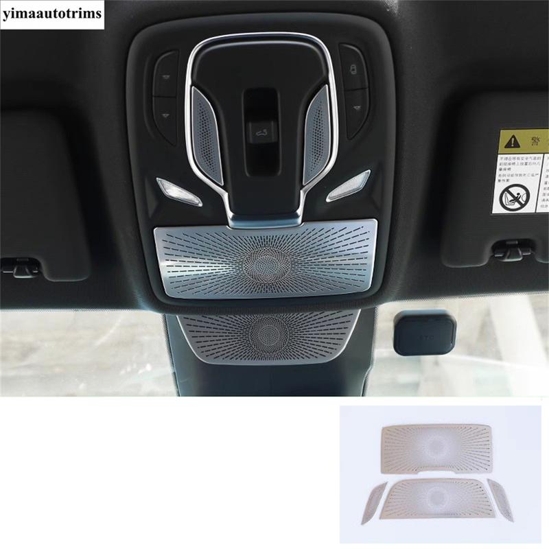 Roof Reading Lights Lamps Frame Panel Decoration Cover Trim Stainless Steel Accessories Interior Fit For MG 7 MG7 2024 2025