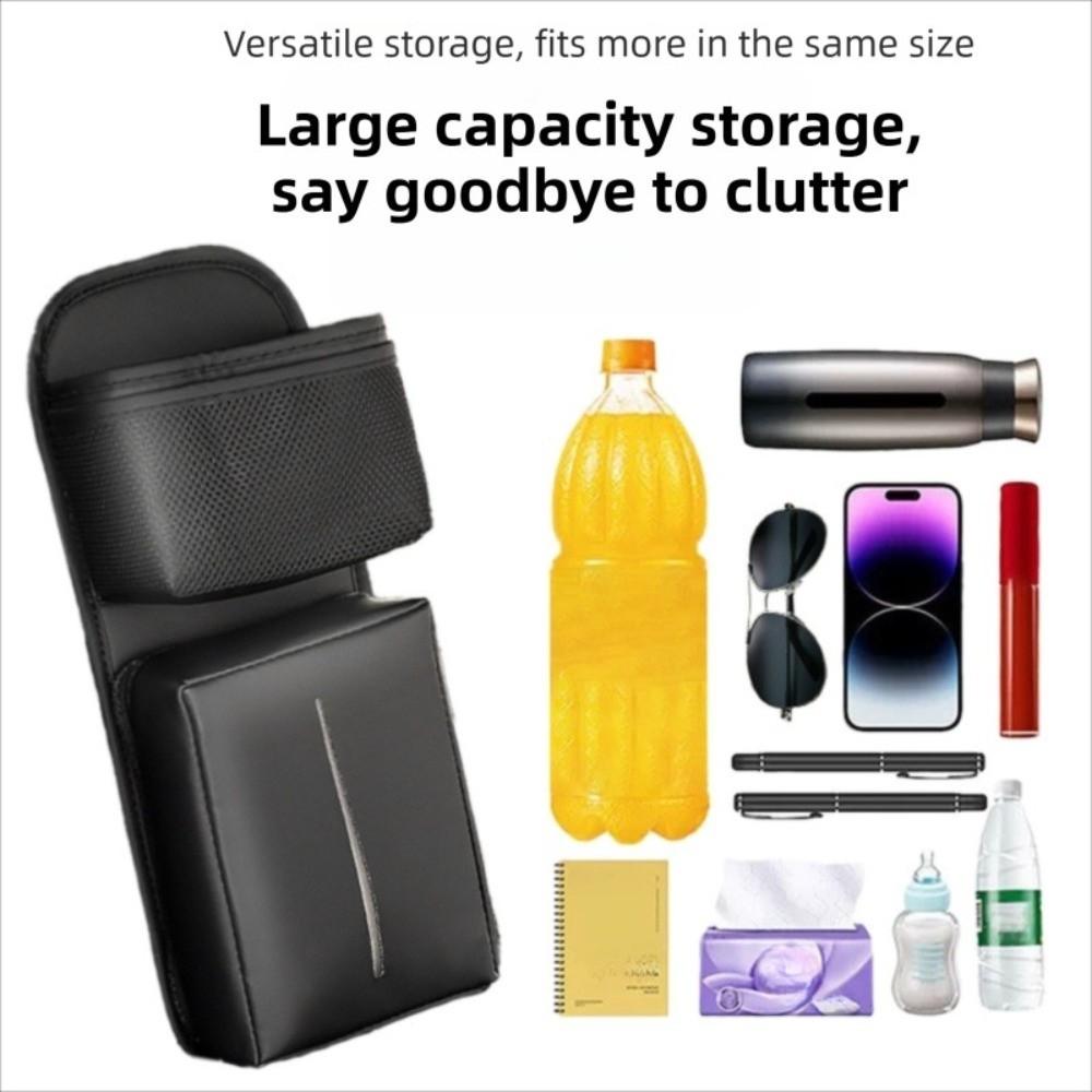 Portable Car Seat Hanging Organizer Tissue Box Auto Seat Box  Car Interior Accessories