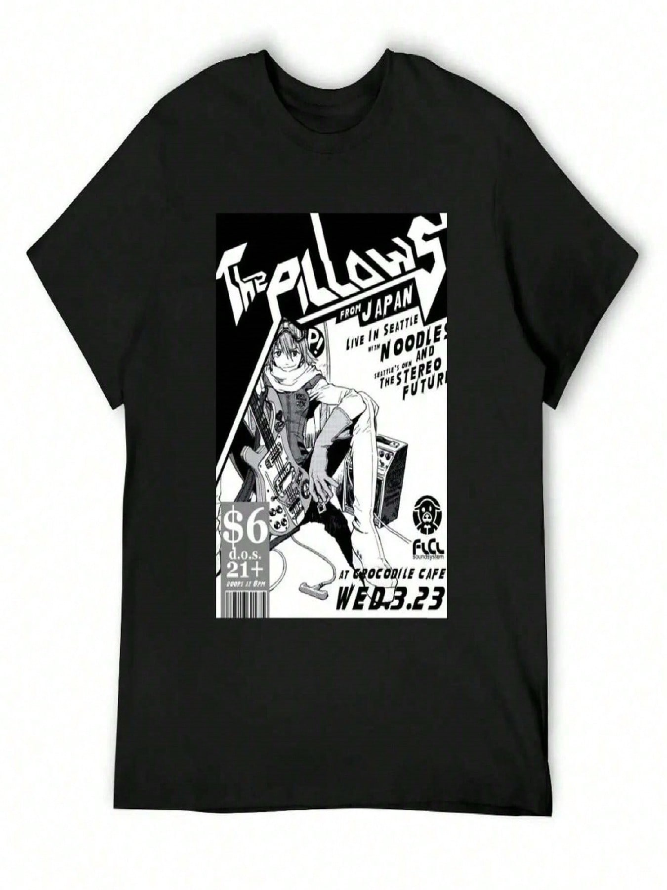 Flcl The Pillows Live T-Shirt Topping Gifts For Friend Vintage T Shirts For unisex Graphic S разноцветный