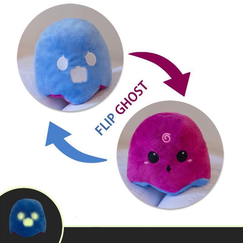 Entzückendes Wendbares Geisterplüschtier Plüschpuppe für Halloween- und Weihnachtsfeiern