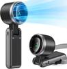 10000mAh Hanging Neck Outdoor 180 Degree Desktop Mini Handheld Folding High-speed Powerful Turbo Fan