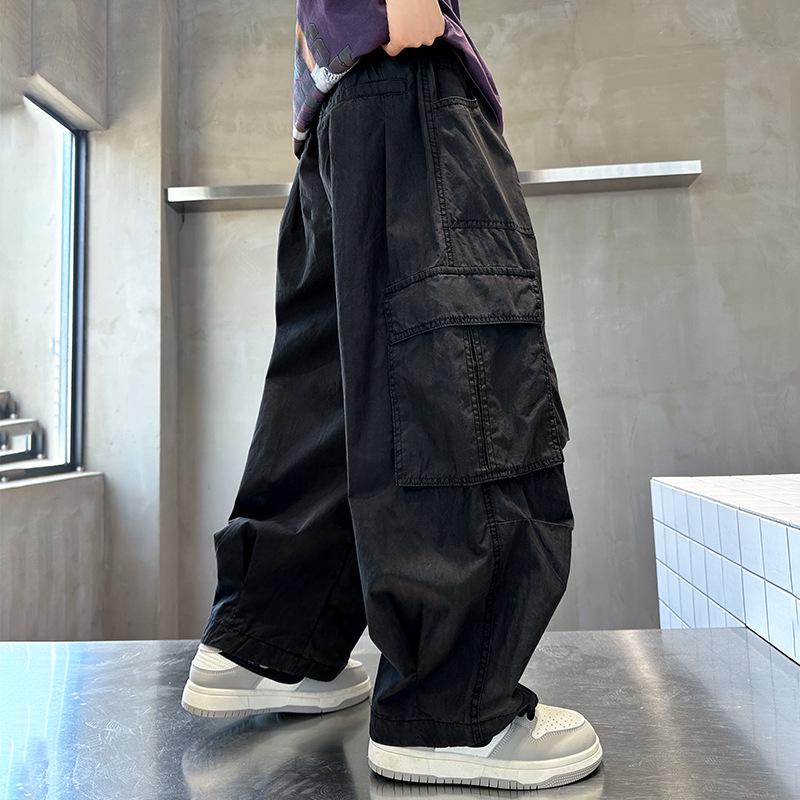 Pantaloni Cargo Larghi ad Asciugatura Rapida da Ragazzo - Tendenza Primavera/Estate 2025