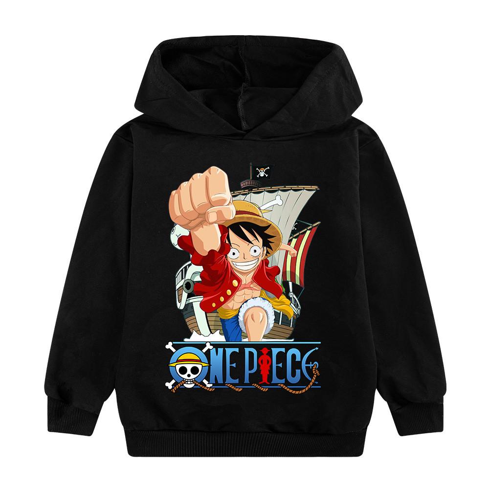 B905 Multi-color Kids Boys Girls One Piece Printed Long Sleeves Hoodie Top 100cm