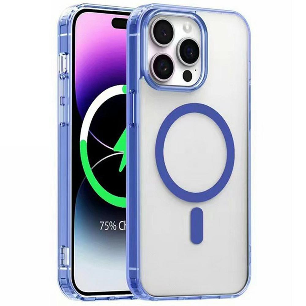 For iPhone 16 Pro Case Compatible with MagSafe Acrylic+TPU Matte Phone Cover