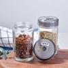 SIFAR Glass Rotating Spice Jar Set