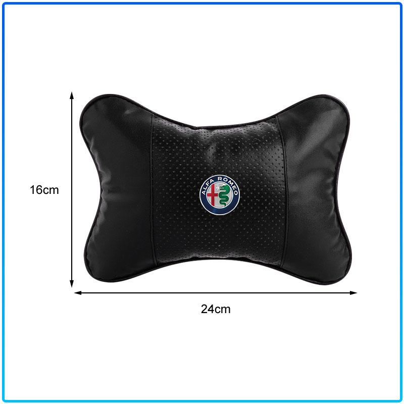 For Alfa Romeo 147 159 156 Giulietta Giulia Mito Spider Alpha Nheadrest 1/2Pcs Car Neck Pillows Car Headrest Cushion Support Seat Accessories