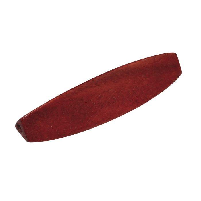 Bayong-wooden Beads, Olive, 1x4 Cm, Cardinal Red