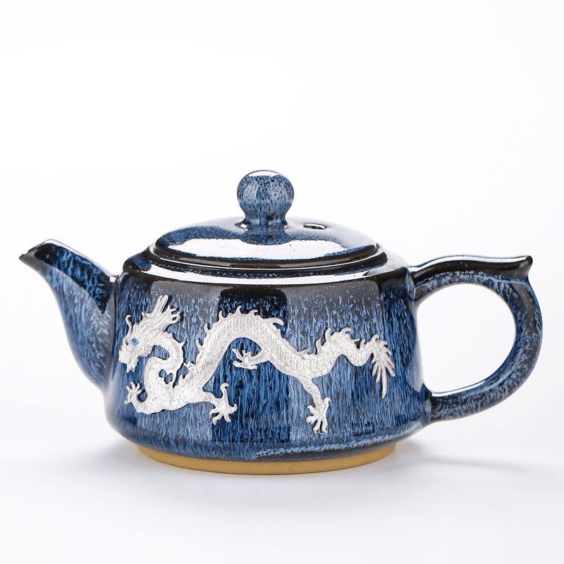 Elegant Semi-Handmade Ceramic Tea Set