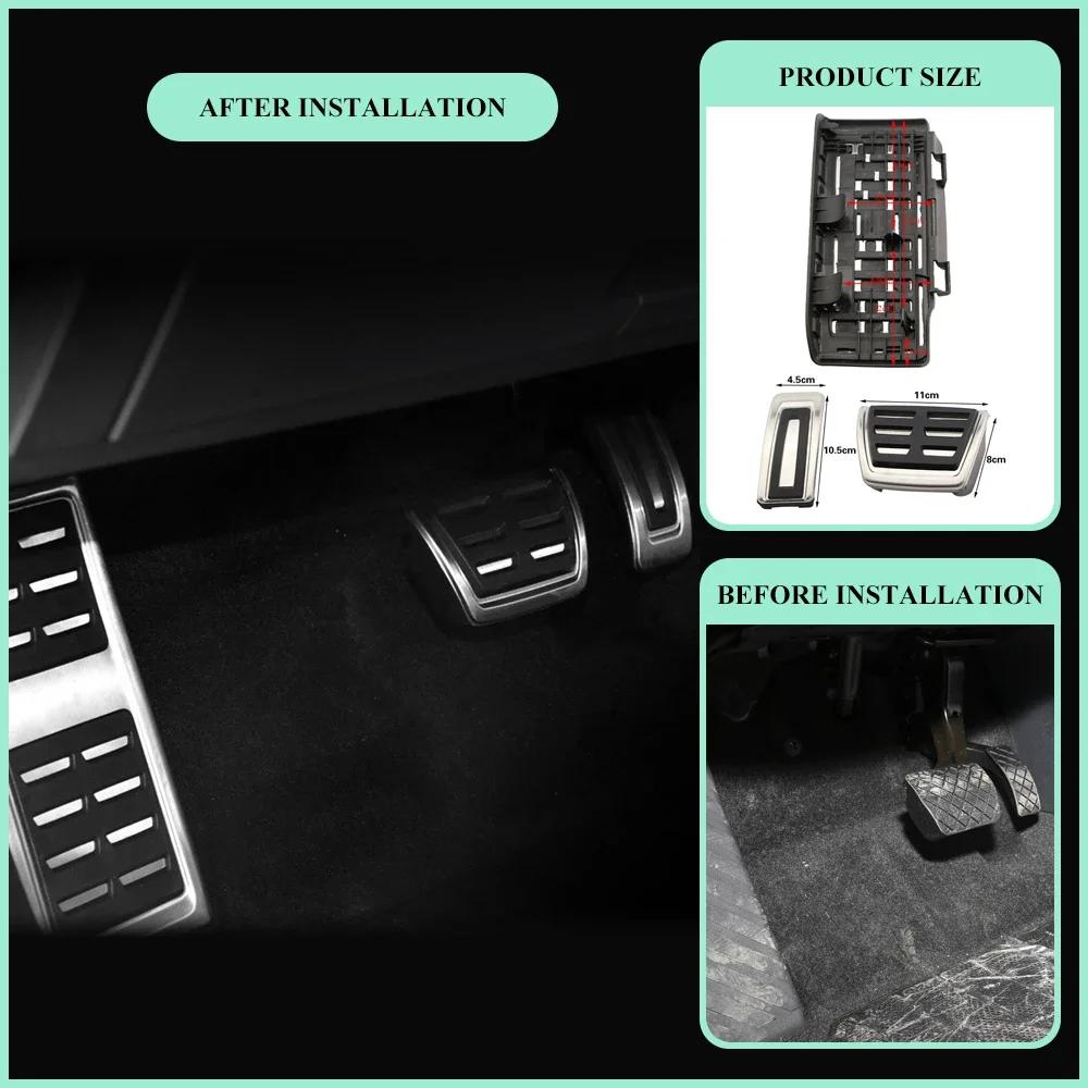 Car Pedals Foot Fuel Brake Clutch Cover for Volkswagen VW Passat B8 Golf 7 Tiguan 2017 - 2022 for Seat Leon 5F MK3
