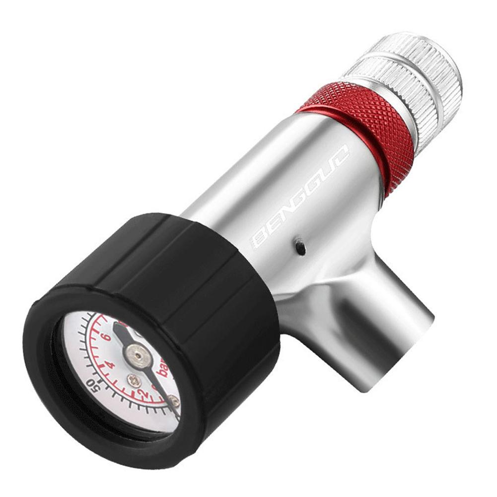 Mini Bicycle Pump with Sponge Cover Portable Tire Inflator Schrader & Presta Valve CO2 Bike Tire Inflator Cycling Accessories