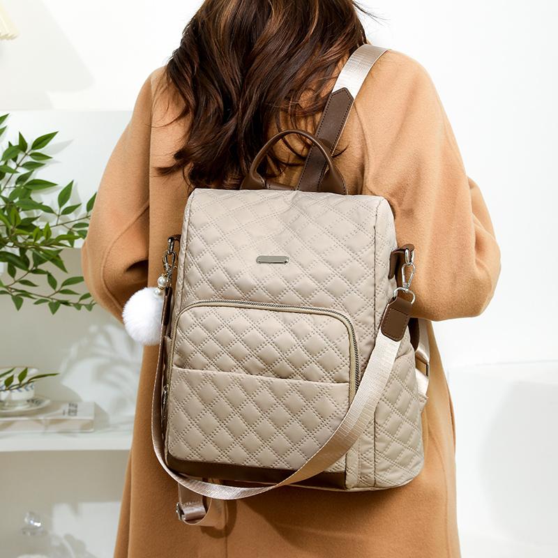Rhomboid Rucksack Damen Großraum Anti-Diebstahl Rucksack Reisetasche