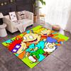 Rugrats: Playtime Chaos Themed Anti-Slip Rugs - Polyester Home Decor, Suitable for Bedrooms, Living Rooms, Doorways, Studios, and Decorations