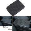 Universal Car Leather Armrest Cushion Pad Center Console Box Protect Cover