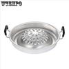 Barbecue Grill Pot Steak Grill Charcoal Pan Multifunctional Aluminum Barbecue Grill Hot Pot for Family Gathering Outdoor Picnics