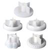 Wave Concrete Candle Holder Tray Mold Lipstick Storage Box Mold Jewelry Display Tray Mold Color Concentrate Holder Mold