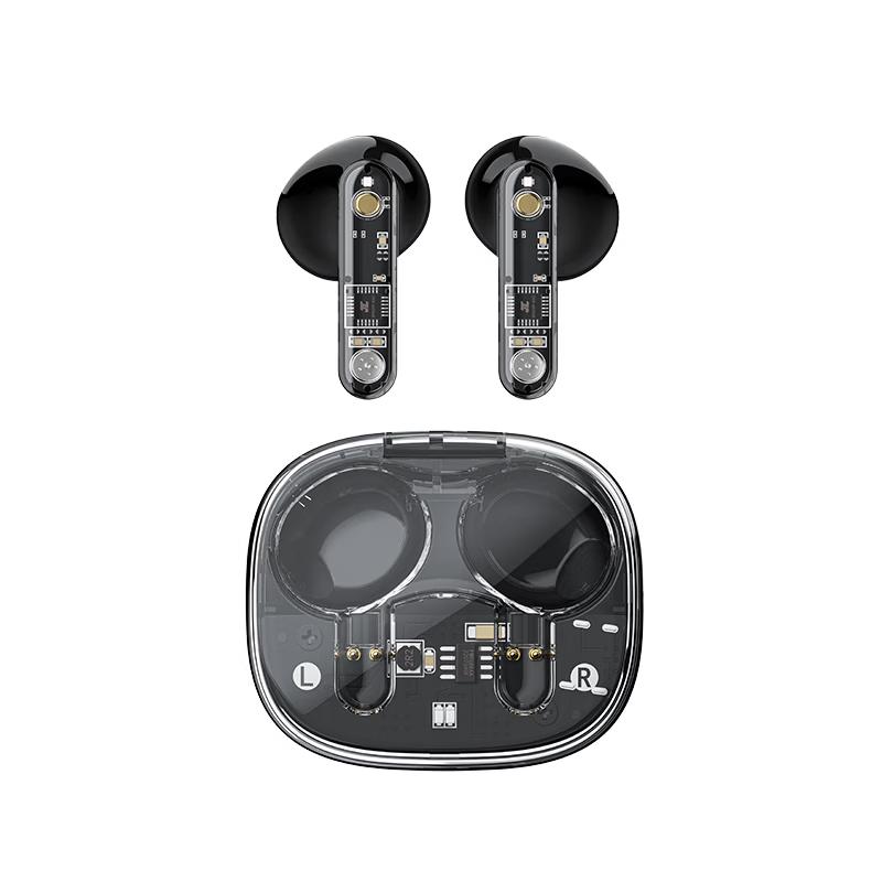 Recci REP-W58 Transparent Mech Half-In-Ear Wireless Earbuds