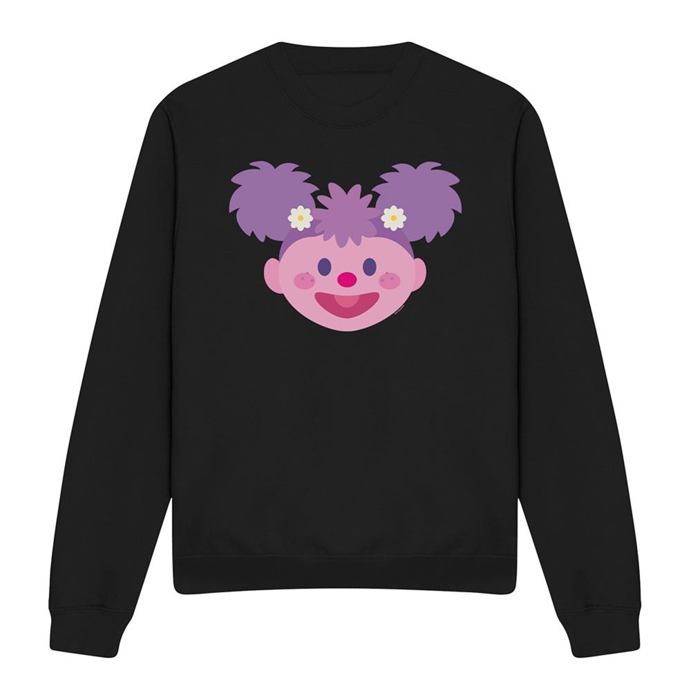 Sesame Street Unisex Adult Kawaii Abby Cadabby Face Sweatshirt