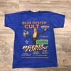 Blue Oyster Cult Tour Poster Geschenk für Fan S-5XL Blaues T-Shirt S6488