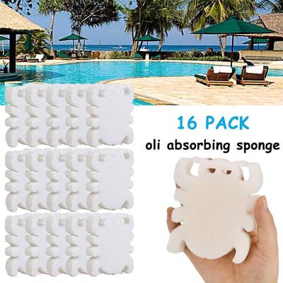 2 Pack Scumbug (tm) Oil-Absorbing Sponge Devours Scum, Slime & Grime From Pools & Spas