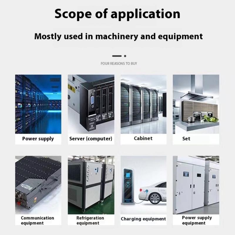 Versatilitys 12V Blower Fan With Speed Controller Ideal For 3D Printer Enclosures And Electronic Device Cooling